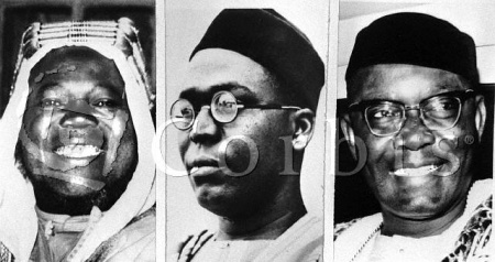 Ahmadu Bello, Obafemi Awolowo, Nnamdi Azikiwe, Nigeria
